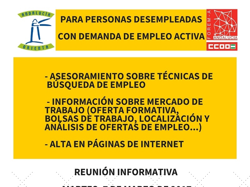 Cartel Servicio Andalucía Orienta
